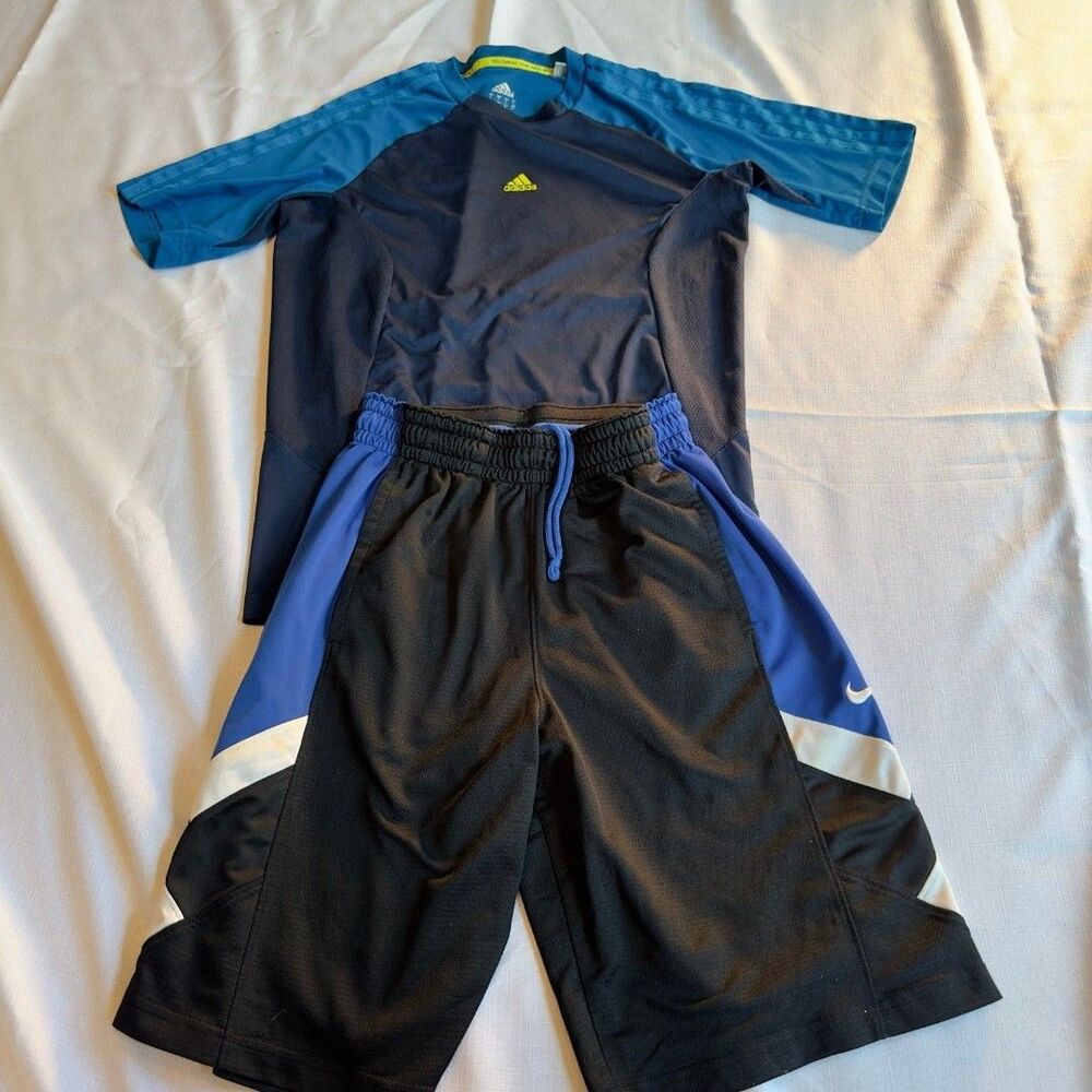 Nike shorts Adidas shirt